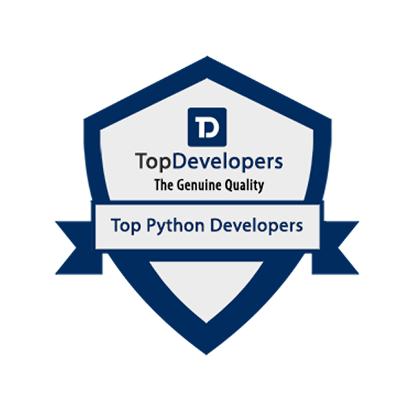 Top Python development company badge by TopDevelopers