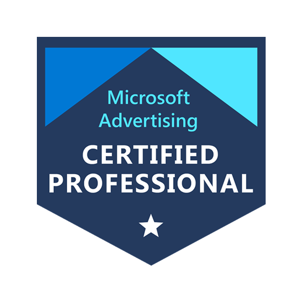 Microsoft Advertising Certified Professional badge
