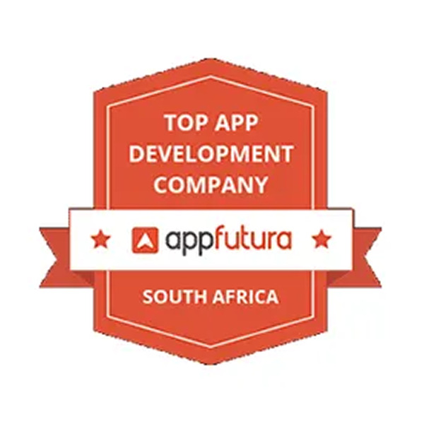 Top app development company South Africa badge by AppFutura