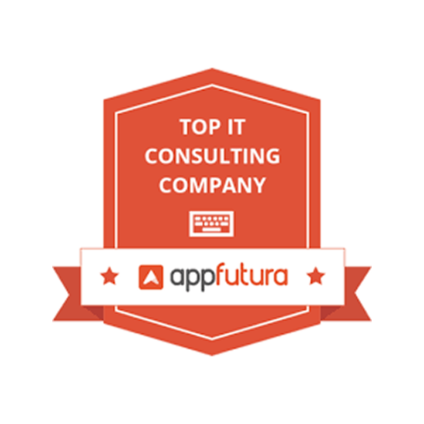 Top IT consulting company badge by AppFutura