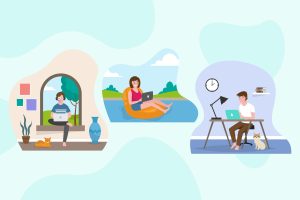 Remote Work Culture Technology | Maxtra 
